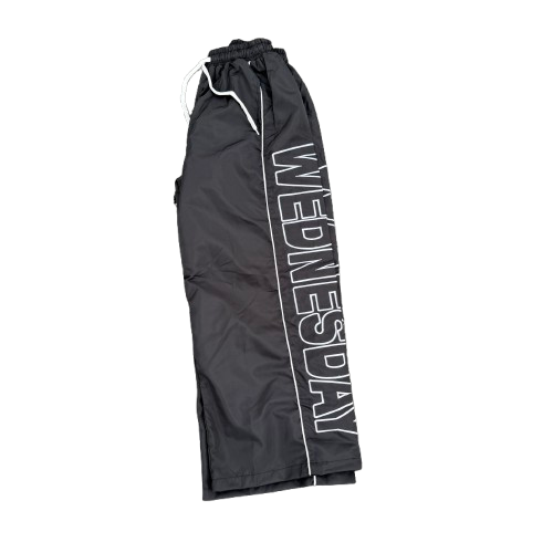 Black and White Nylon War sweats