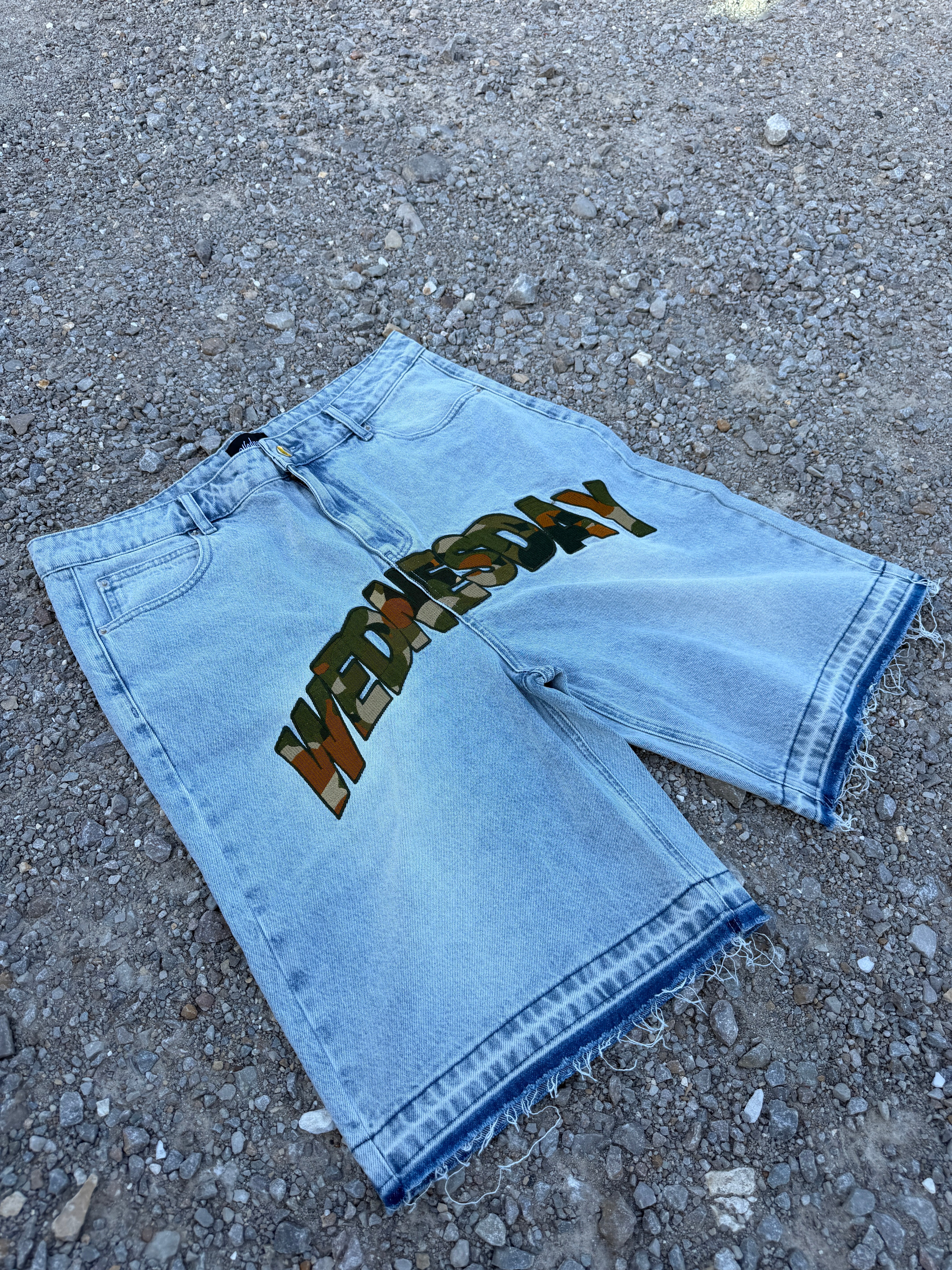 Warpath denim shorts