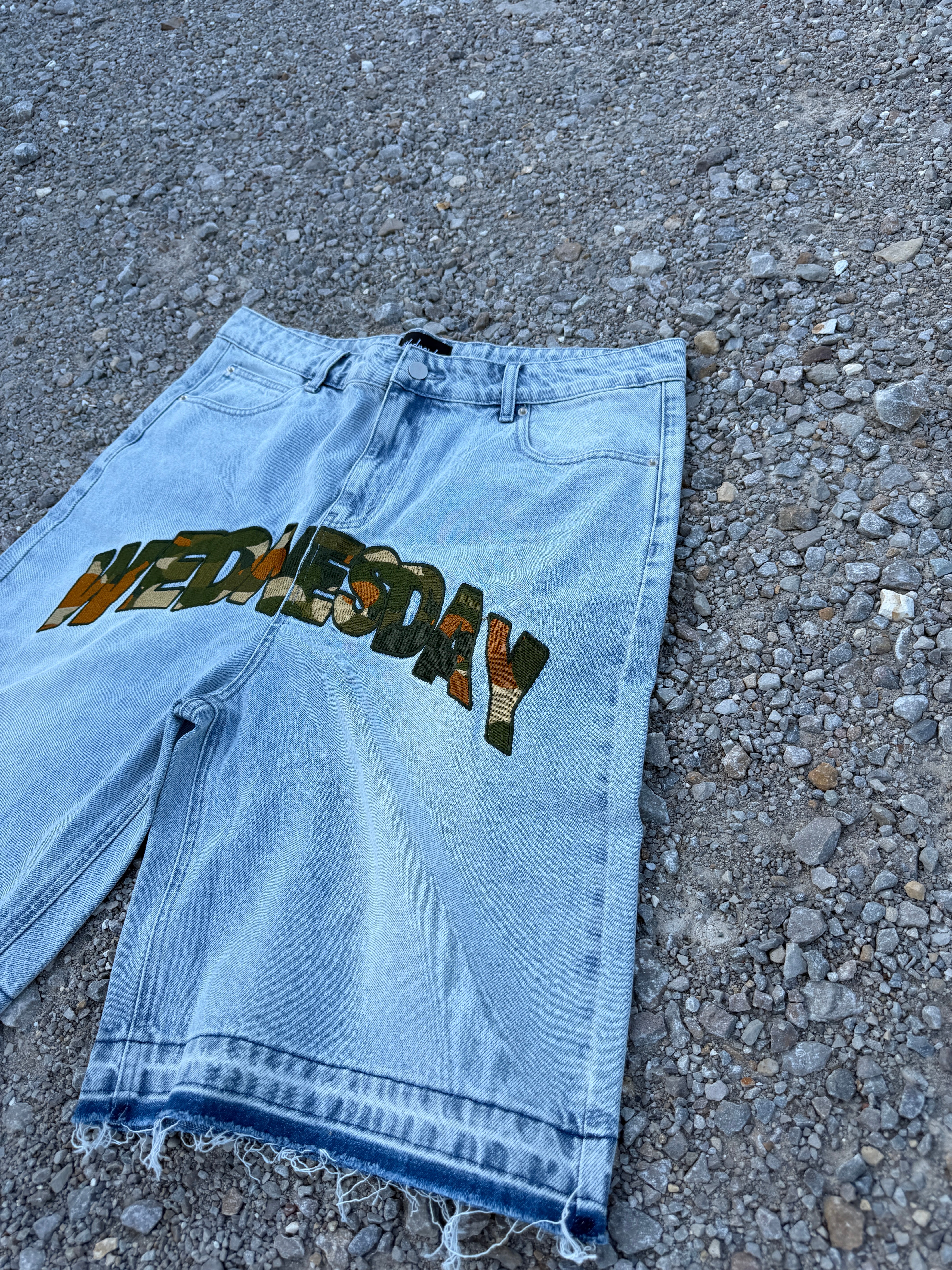 Warpath denim shorts