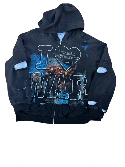 I love war hoodie "Black"