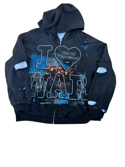 I love war hoodie "Black"